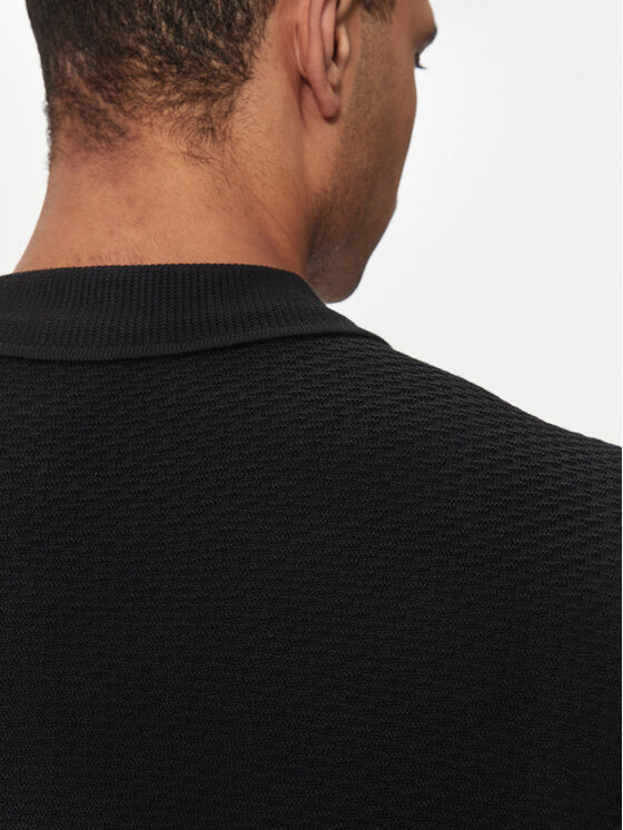 HUGO Hugo Pulover Sastoon 50516640 Negru Slim Fit