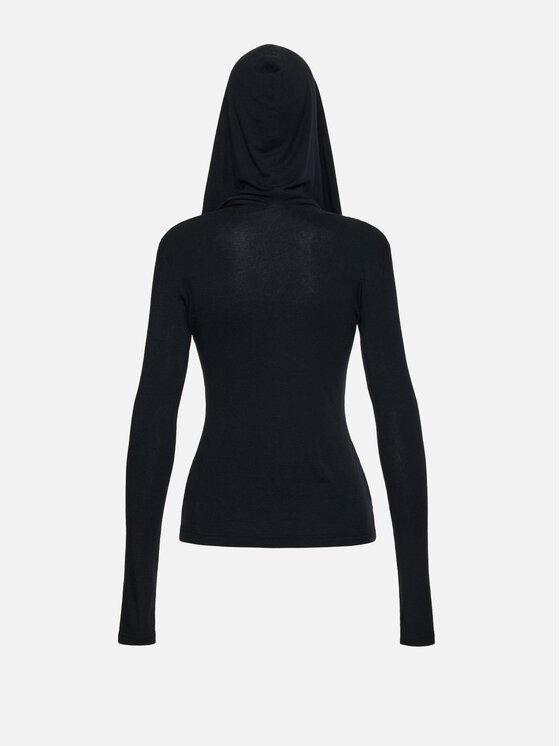 La Mania La Mania Longsleeve GAEL Czarny Slim Fit