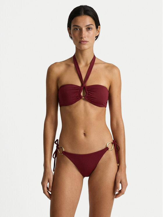 Guess Guess Vrchní část bikin E6GJ15 KF590 Bordó