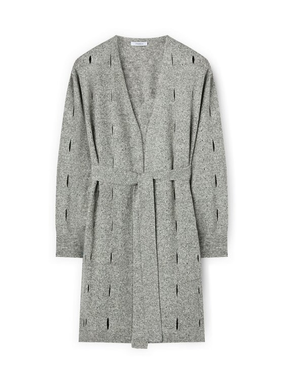 Motivi Motivi Cardigan M474W003574N013 Grigio Regular Fit