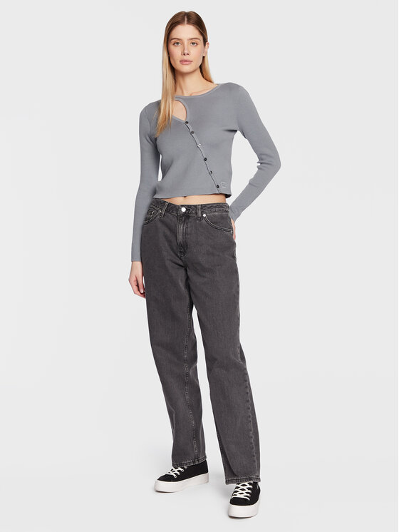 Calvin Klein Jeans Calvin Klein Jeans Ζακέτα J20J220707 Γκρι Regular Fit