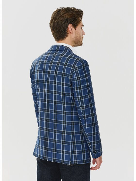 Pako Lorente Pako Lorente Marynarka P24SP-3X-002 Granatowy Slim Fit