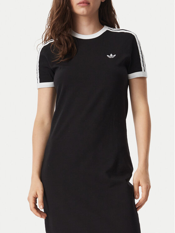 adidas adidas Igapäevane kleit 3 Stripes KD7978 Must Slim Fit