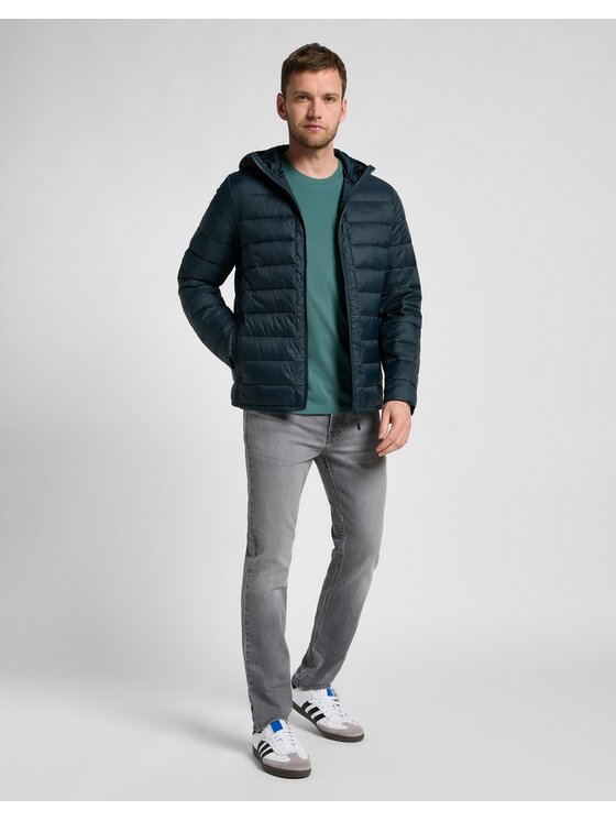 Lee Lee Kurtka przejściowa PUFFER JACKET Zielony Regular Fit