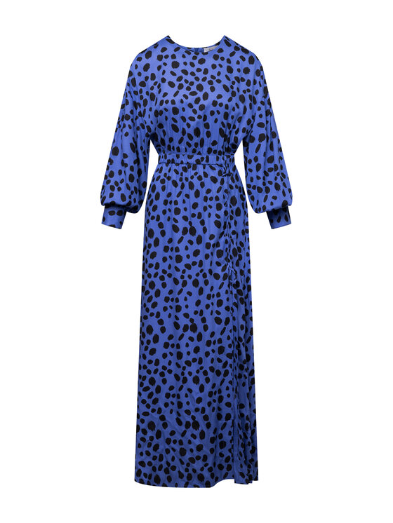 LAURELLA LAURELLA Letné šaty Laurella 4VA015851 Modrá Regular Fit