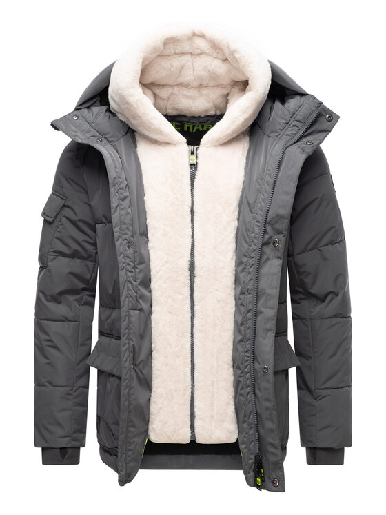 Stone Harbour Stone Harbour Kurtka zimowa Lauroo Szary Regular Fit