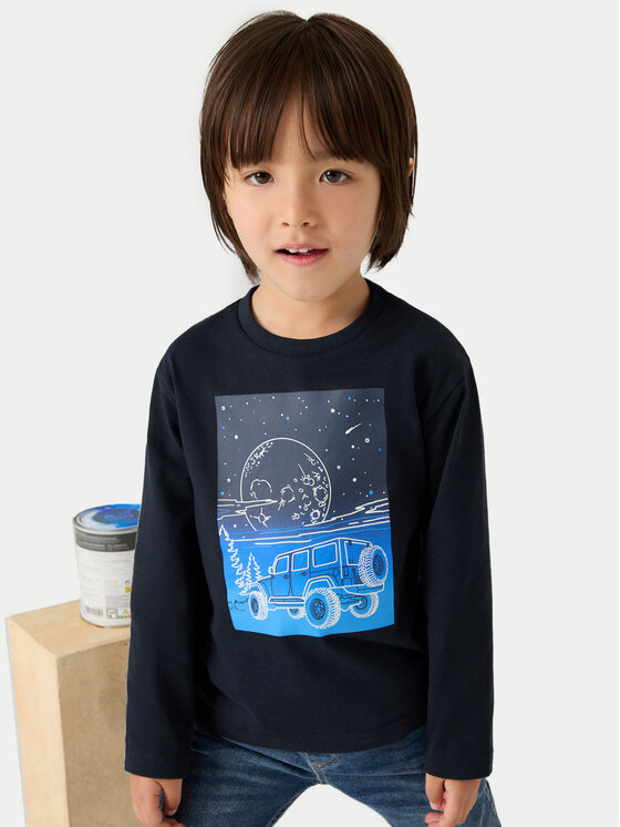 Mayoral Mayoral Särkpluus 4057 Tumesinine Regular Fit