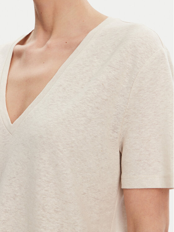 ACCESS FASHION ACCESS FASHION T-Shirt 53-2148-611 Béžová Regular Fit