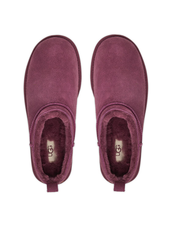 Ugg Ugg Čizme za snijeg W Classic Micro 1173891 Tamnocrvena