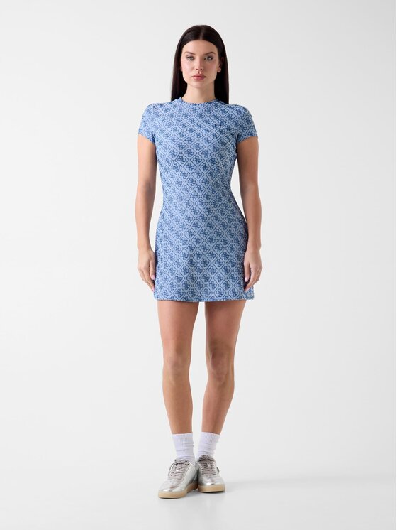 Guess Guess Každodenní šaty 182903 Modrá Classic Fit