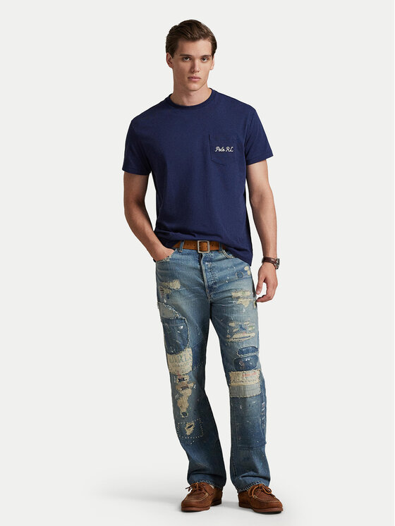 Polo Ralph Lauren Polo Ralph Lauren Póló 710B16610001 Sötétkék Regular Fit