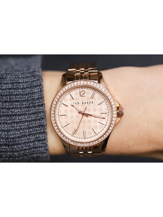 Ted Baker Ted Baker Ρολόι BKPNIF903 Ροζ χρυσό