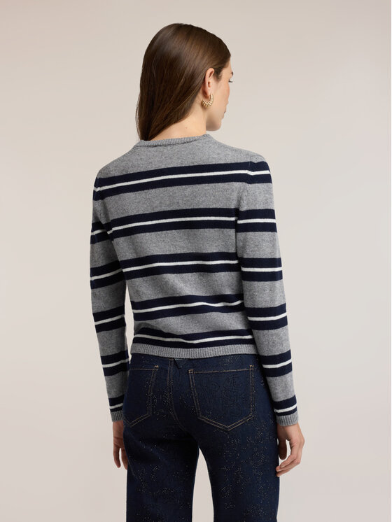 Motivi Motivi Cardigan M801W004548N0S3 Blu Regular Fit