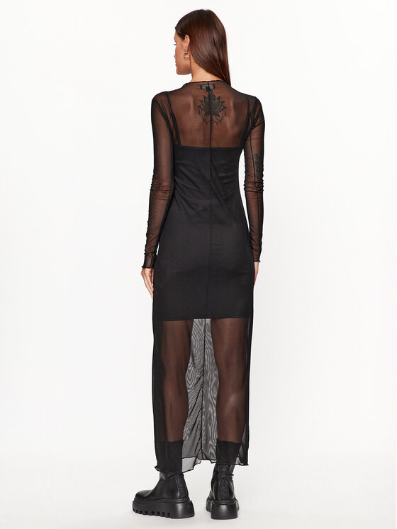 Brave Soul Brave Soul Kleid für den Alltag LDRJ-225DAISIE Schwarz Regular Fit
