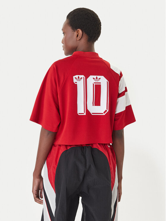 adidas adidas T-Shirt Chile Reconstructed Bringback KD0968 Κόκκινο Loose Fit