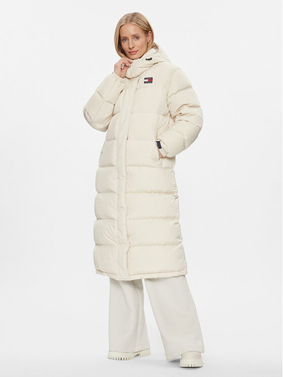 Tommy Jeans Tommy Jeans Kurtka puchowa Alaska DW0DW14287 Écru Regular Fit