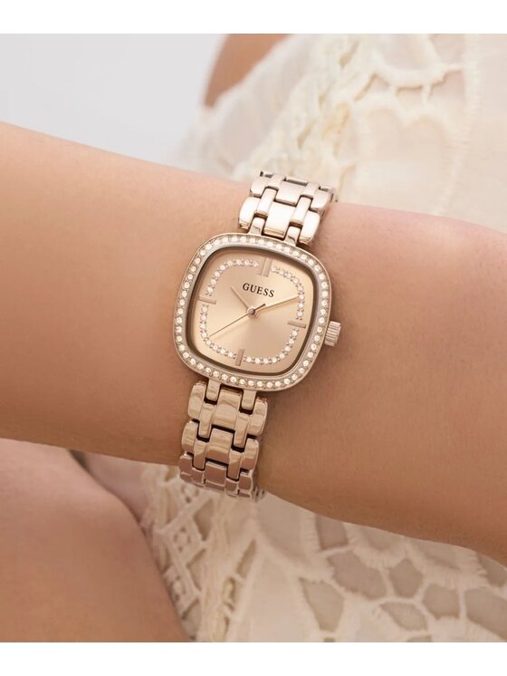 Guess Guess Zegarek GW1018L4 Różowe złoto