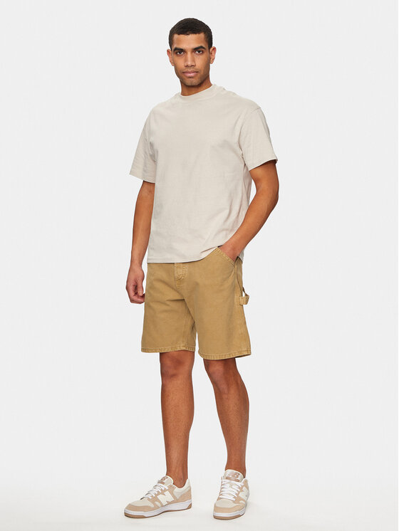Jack&Jones Jack&Jones Jeans kratke hlače Jjitony 12252814 Rjava Loose Fit