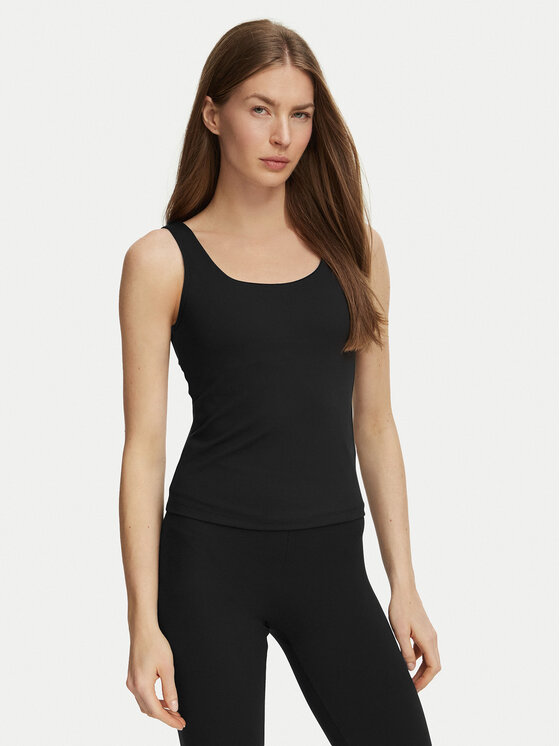 Guess Guess Τοπ V6BP09 K6727 Μαύρο Slim Fit