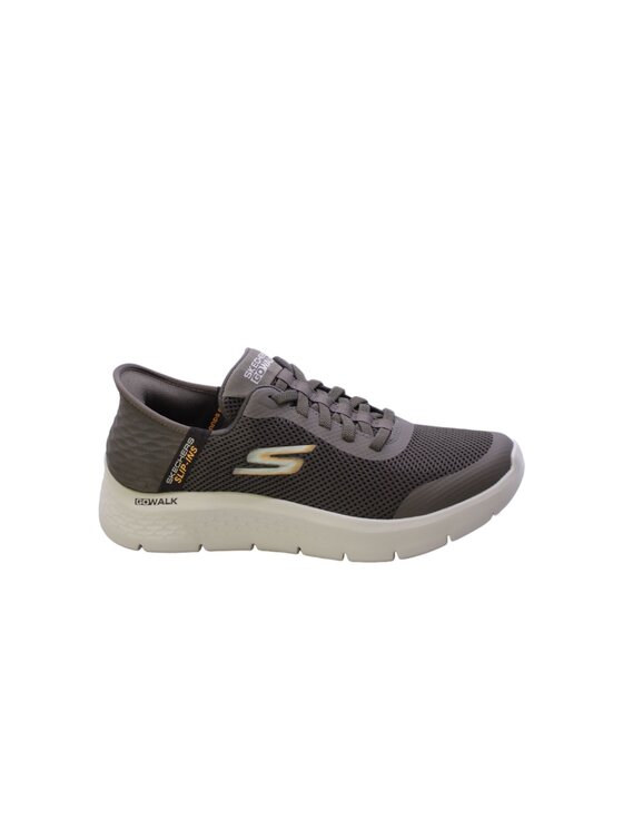 Skechers Skechers Sneakersy Slip-Ins: Go Walk Flex - Hands Up Brązowy