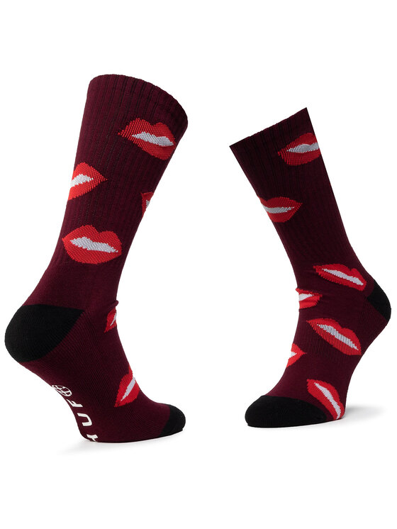 HUF HUF Șosete lungi Kisses Sock SK00463 r.OS Vișiniu