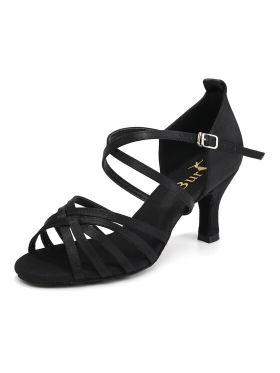 Burtan Dance Shoes Burtan Dance Shoes Sandały Havana Czarny