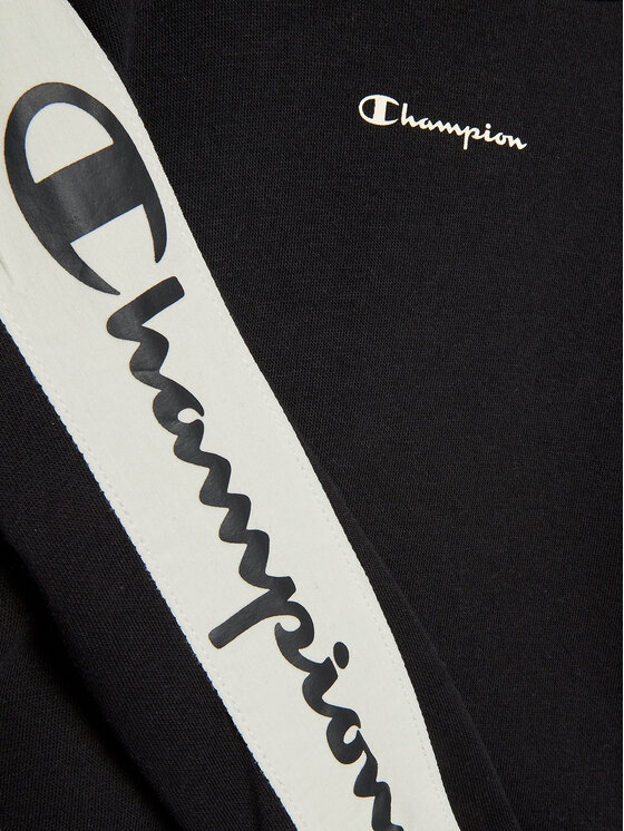 Champion Champion Μπλούζα 404468 Μαύρο Custom Fit