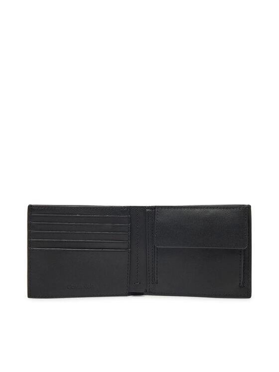 Calvin Klein Calvin Klein Ανδρικό Πορτοφόλι Epi Ck Bifold 5Cc W/Coin K50K512925 Μαύρο
