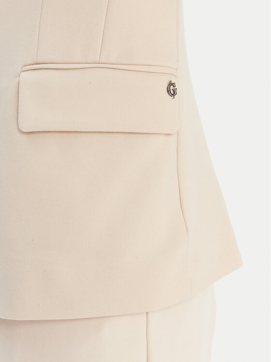 Guess Guess Švarkas W6RN54 KCMU2 Smėlio Regular Fit