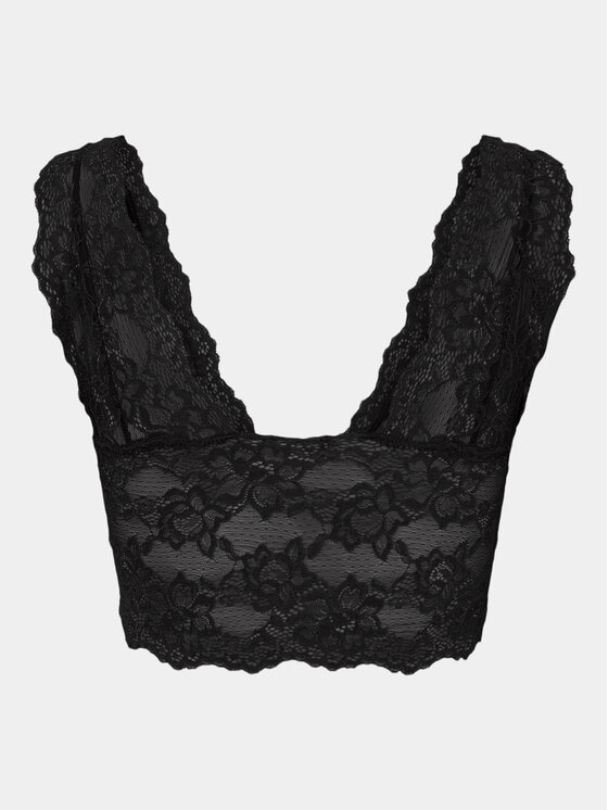 Pieces Pieces Bralette krūšturis Lina 17096003 Melns