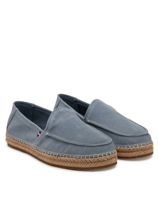 Tommy Hilfiger Tommy Hilfiger Espadrilles Hilfiger Flex Espa Suede Loafer FM0FM05392 Grau