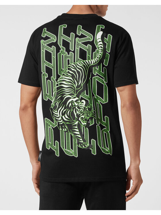 Plein Sport Plein Sport T-Shirt 2271 Czarny Regular Fit