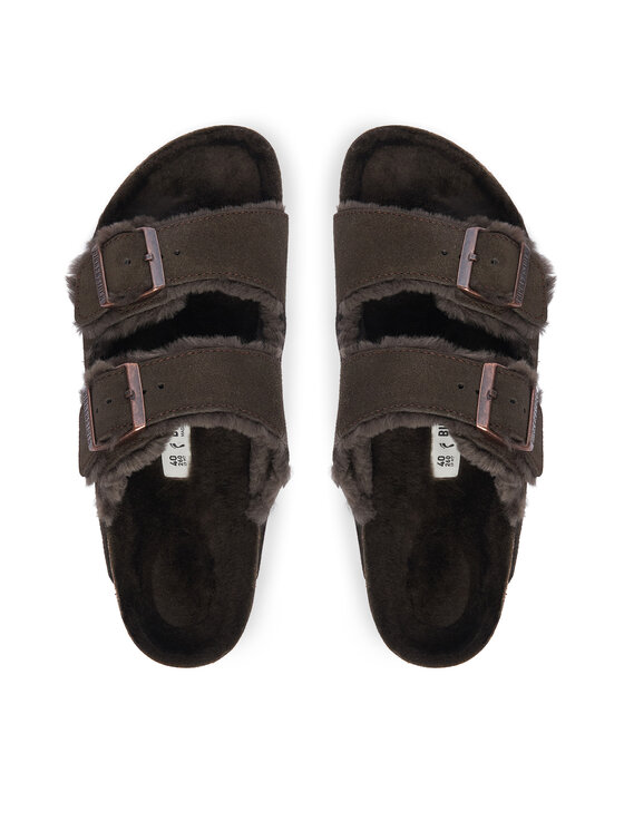 Birkenstock Birkenstock Pantoletten Arizona Shearling 1020528 Braun