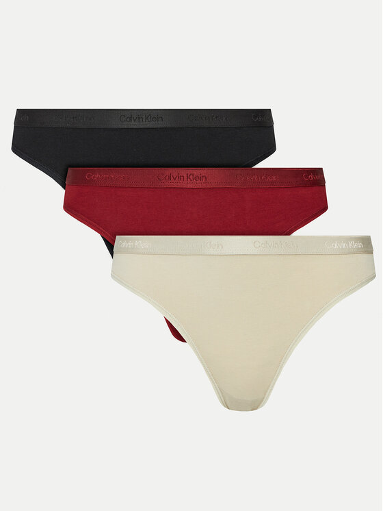 Calvin Klein Underwear Calvin Klein Underwear Souprava kalhotek Bikini 3pk 000QD5243E Barevná