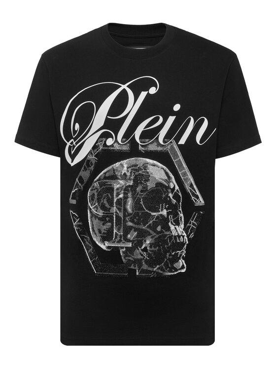PHILIPP PLEIN PHILIPP PLEIN T-Shirt 27085 Czarny Regular Fit