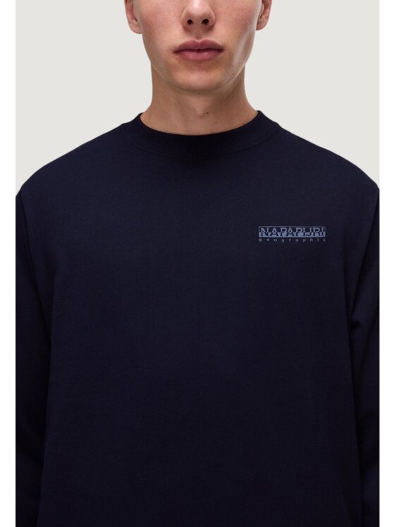 Napapijri Napapijri Felpa B-BACK GRAPHIC C Blu Casual Fit