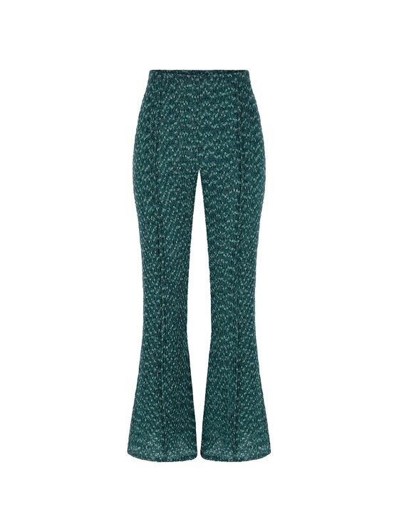 Guess Guess Kalhoty z materiálu 176851 Zelená Slim Fit