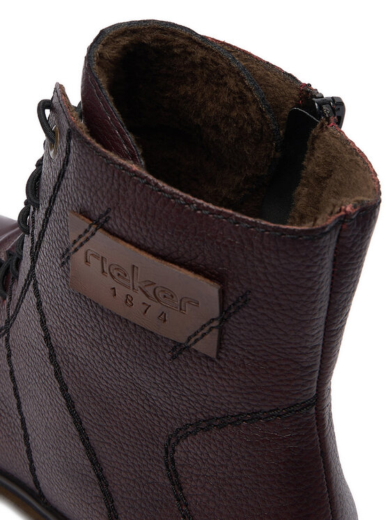 Rieker Rieker Schnürschuhe Y3421-35 Dunkelrot