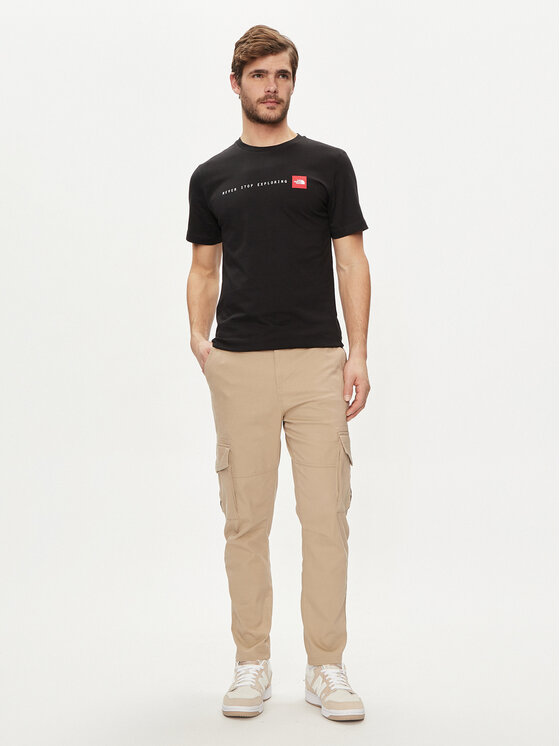 The North Face The North Face T-Shirt Never Stop NF0A87NS Czarny Regular Fit