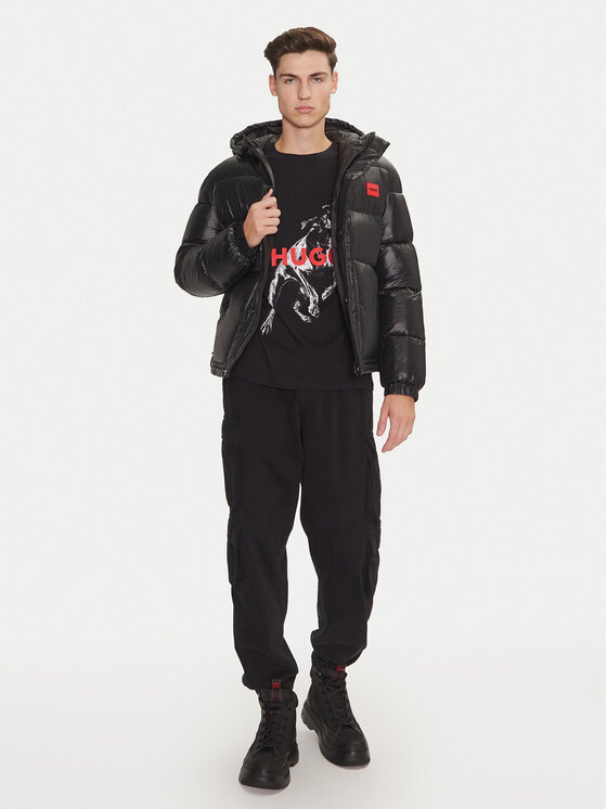 HUGO HUGO Zimska jakna Baro2441 50525210 Črna Slim Fit