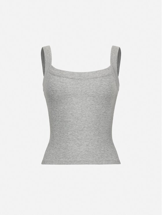 La Mania La Mania Top TESS Szary Slim Fit