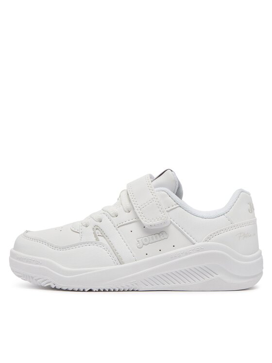 Joma Joma Αθλητικά Platea Low Jr 2402 JPLAS2402V Λευκό