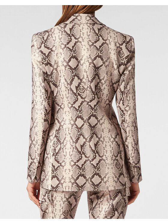 PHILIPP PLEIN PHILIPP PLEIN Marynarka 19211 Beżowy Loose Fit