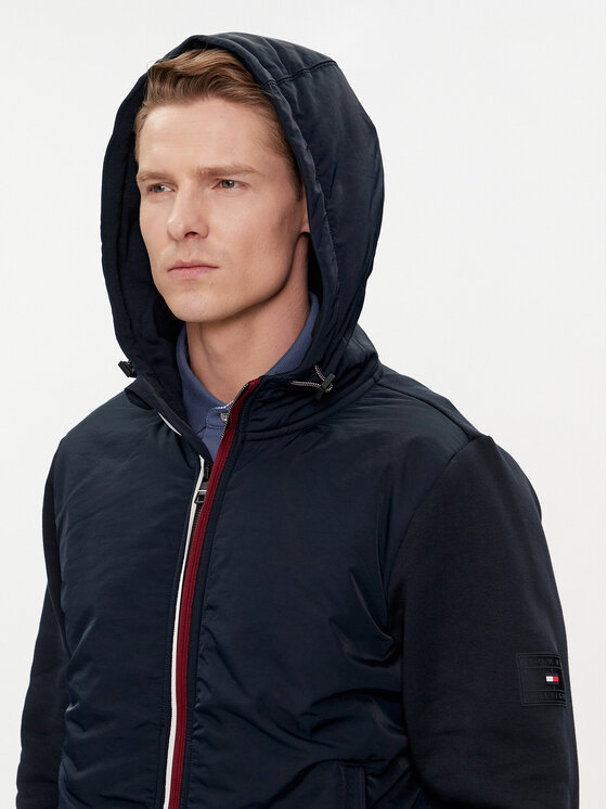 Tommy Hilfiger Tommy Hilfiger Átmeneti kabát MW0MW31490 Sötétkék Regular Fit