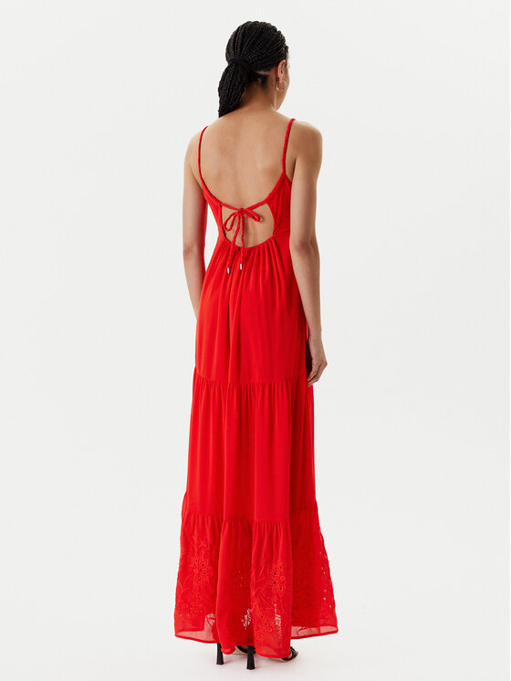 Morgan Morgan Rochie de vară 242-ROUBI Roșu Loose Fit