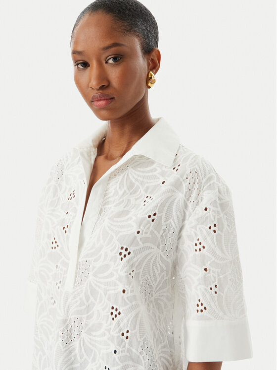 LOLA CASADEMUNT LOLA CASADEMUNT Blusa LS2615055 Bianco Relaxed Fit