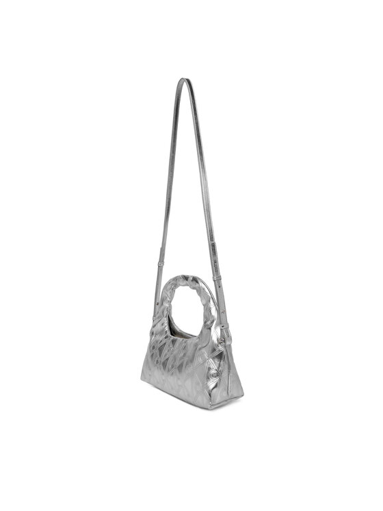 Calvin Klein Calvin Klein Táska Puffy Aop Mini Bag With Strap LV04F3444G Ezüst