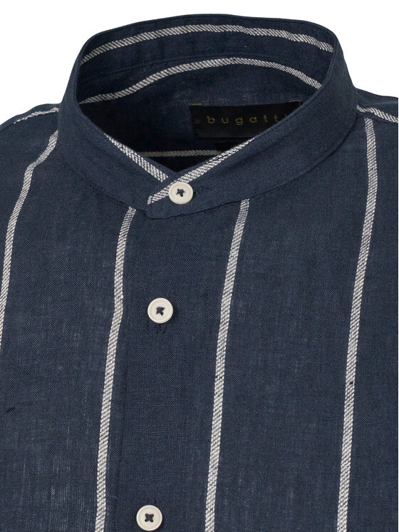 Bugatti Bugatti Koszula 9550-78954C Granatowy Casual Fit