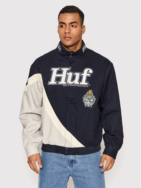 HUF Übergangsjacke Daytona JK00335 Dunkelblau Regular Fit | Modivo.de