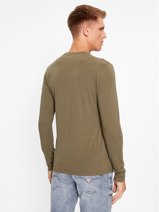 Guess Activewear Shirt met lange mouwen met labeldetail, model 'COLETTE